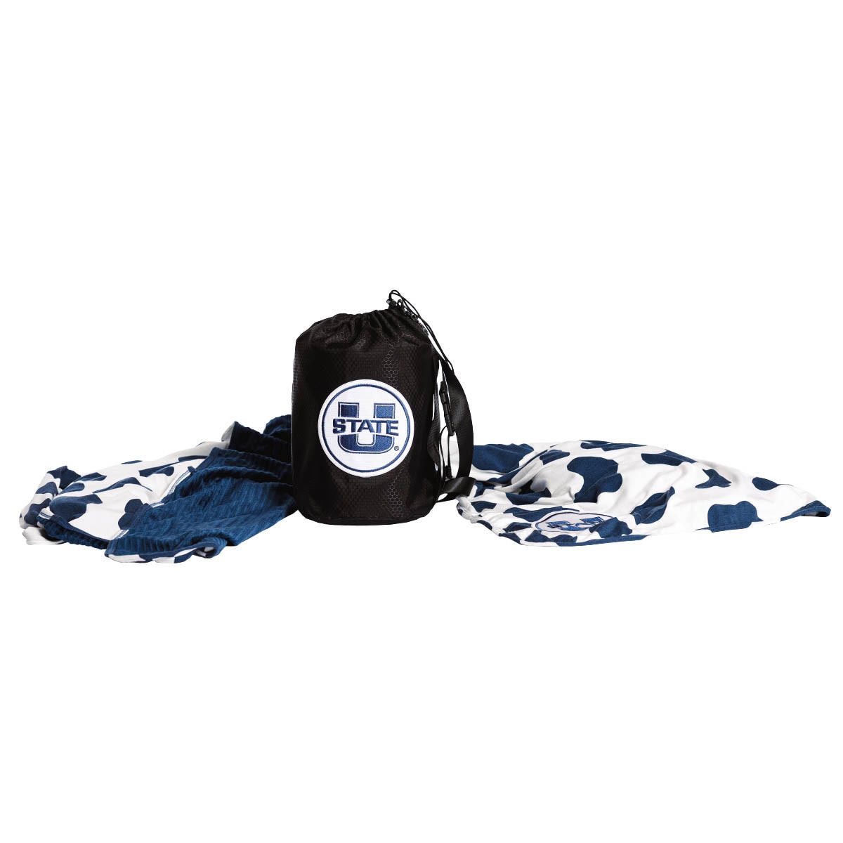 Beddy's on the go cow print blanket